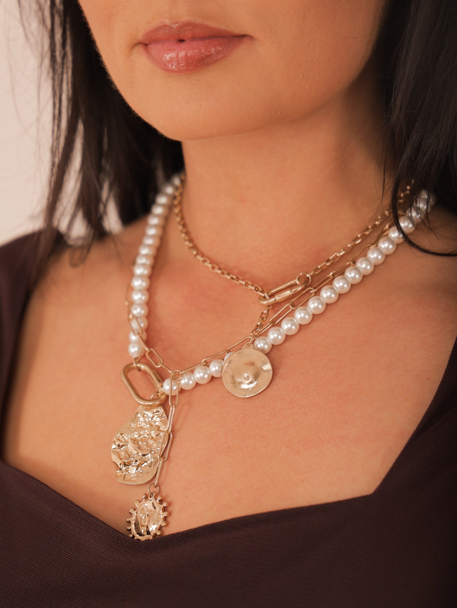 Molly Green - In My Mind Layered Necklace - Jewelry