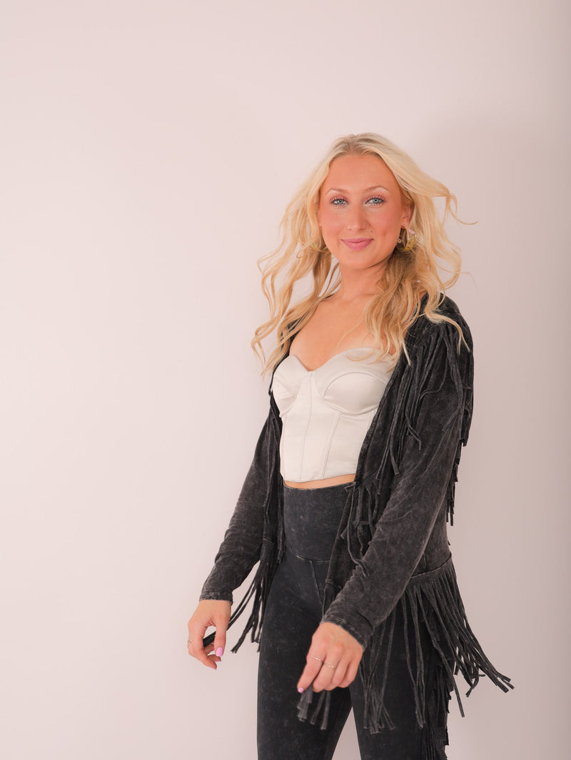 Molly Green - Jackie Fringe Jacket - Outerwear