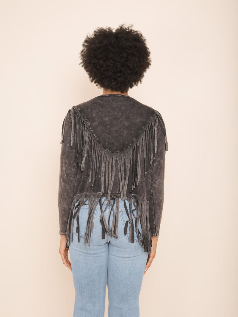 Molly Green - Jackie Fringe Jacket - Outerwear