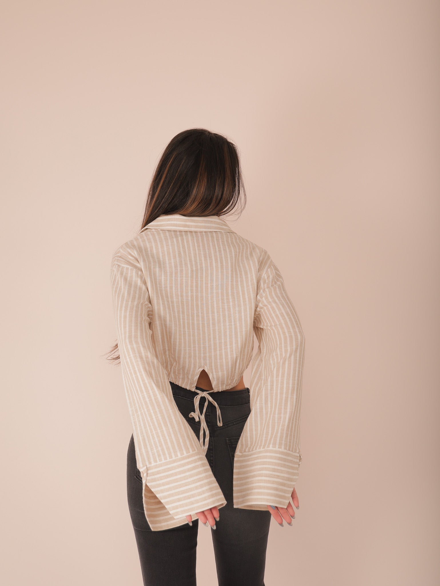 Molly Green - Jamie Striped Blouse - Casual_Tops