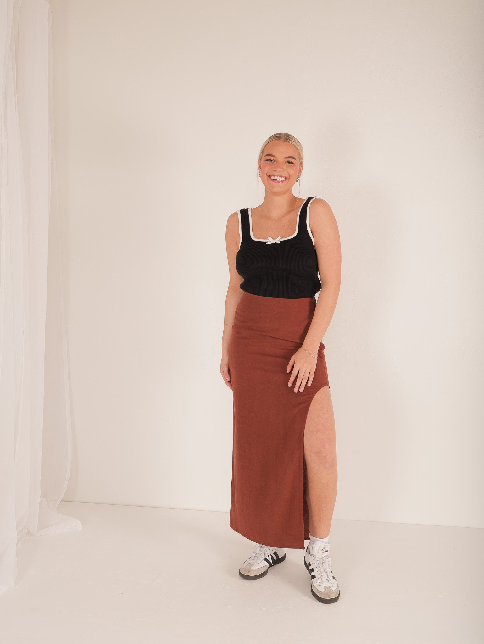 Jillian Slim Midi Skirt