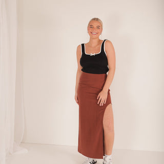 Molly Green - Jillian Slim Midi Skirt - Skirts