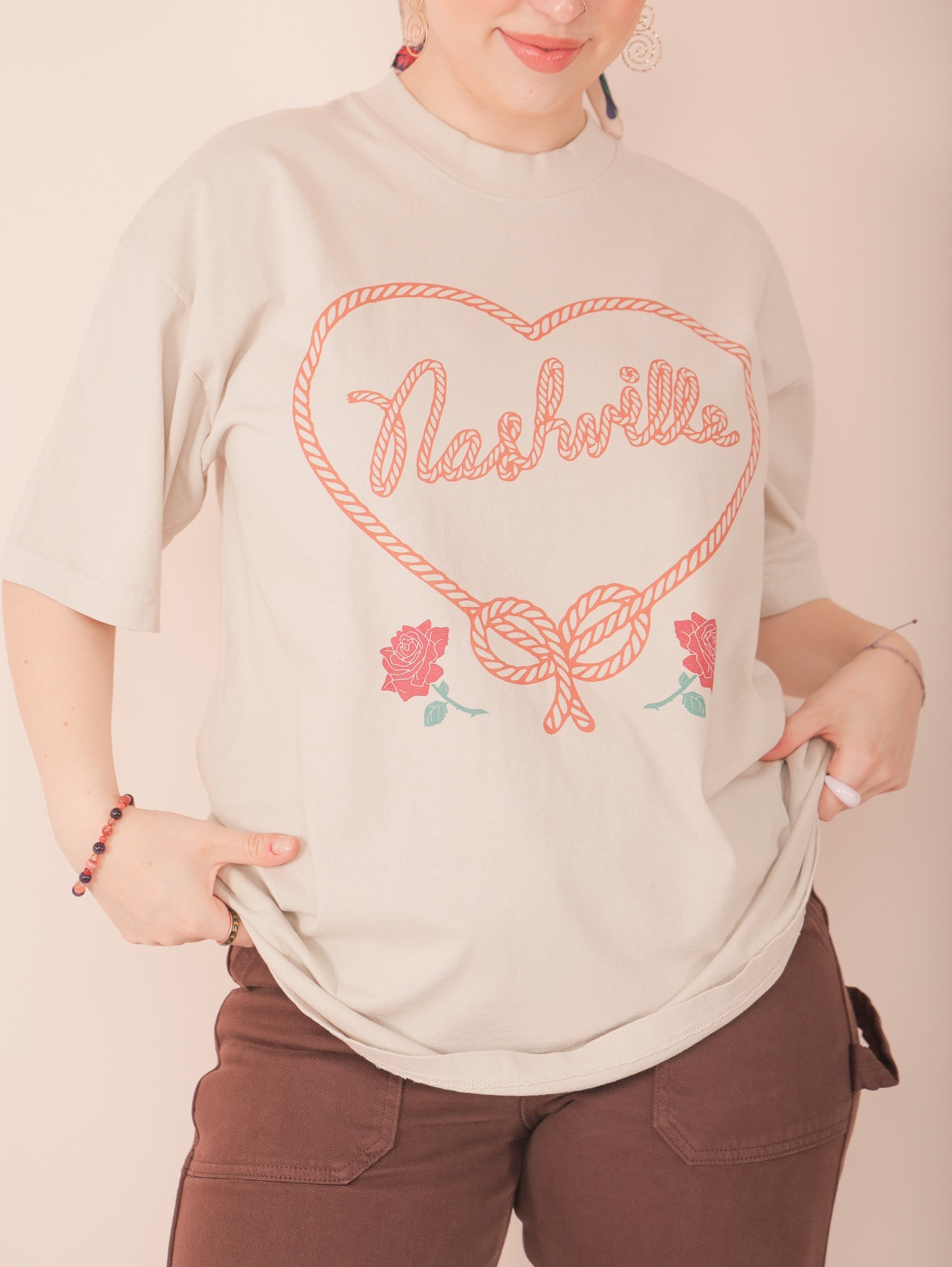 Molly Green - Knotted Nashville Tee - Casual_Tops