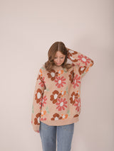 Molly Green - Lexi Flower Sweater - Sweaters_Cardigans