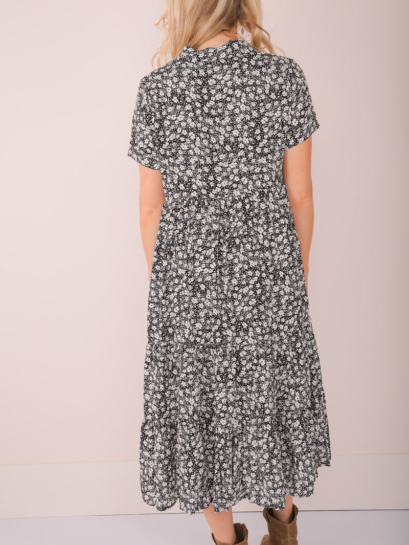 Molly Green - Midori Pattern Midi Dress - Casual_Dresses