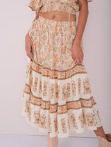 Molly Green - Milly Pattern Midi Skirt - Skirts