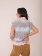 Molly Green - Mitch Striped Vest - Sweaters_Cardigans