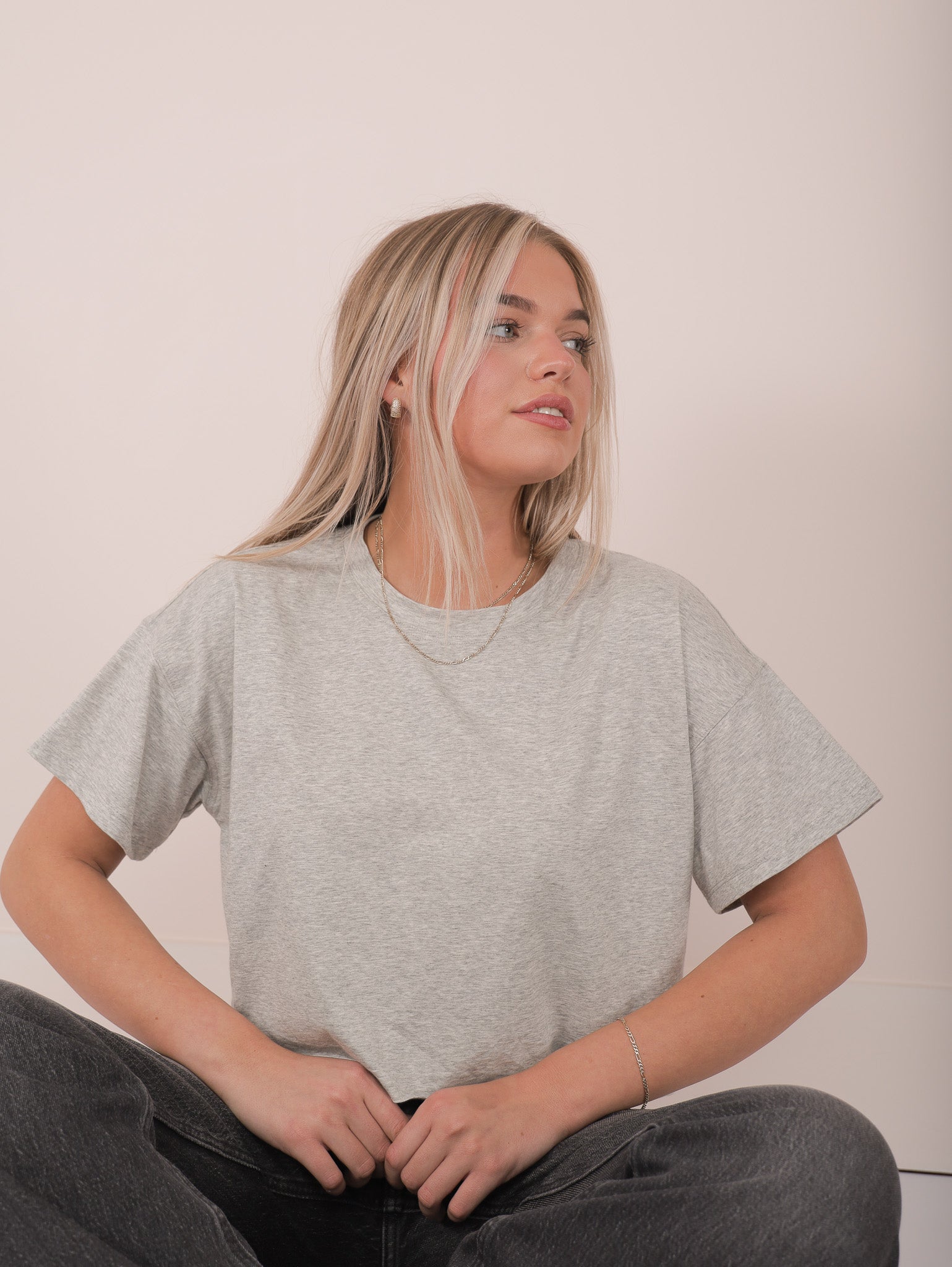 Molly Green - Nancy Cropped Tee - basic_tops
