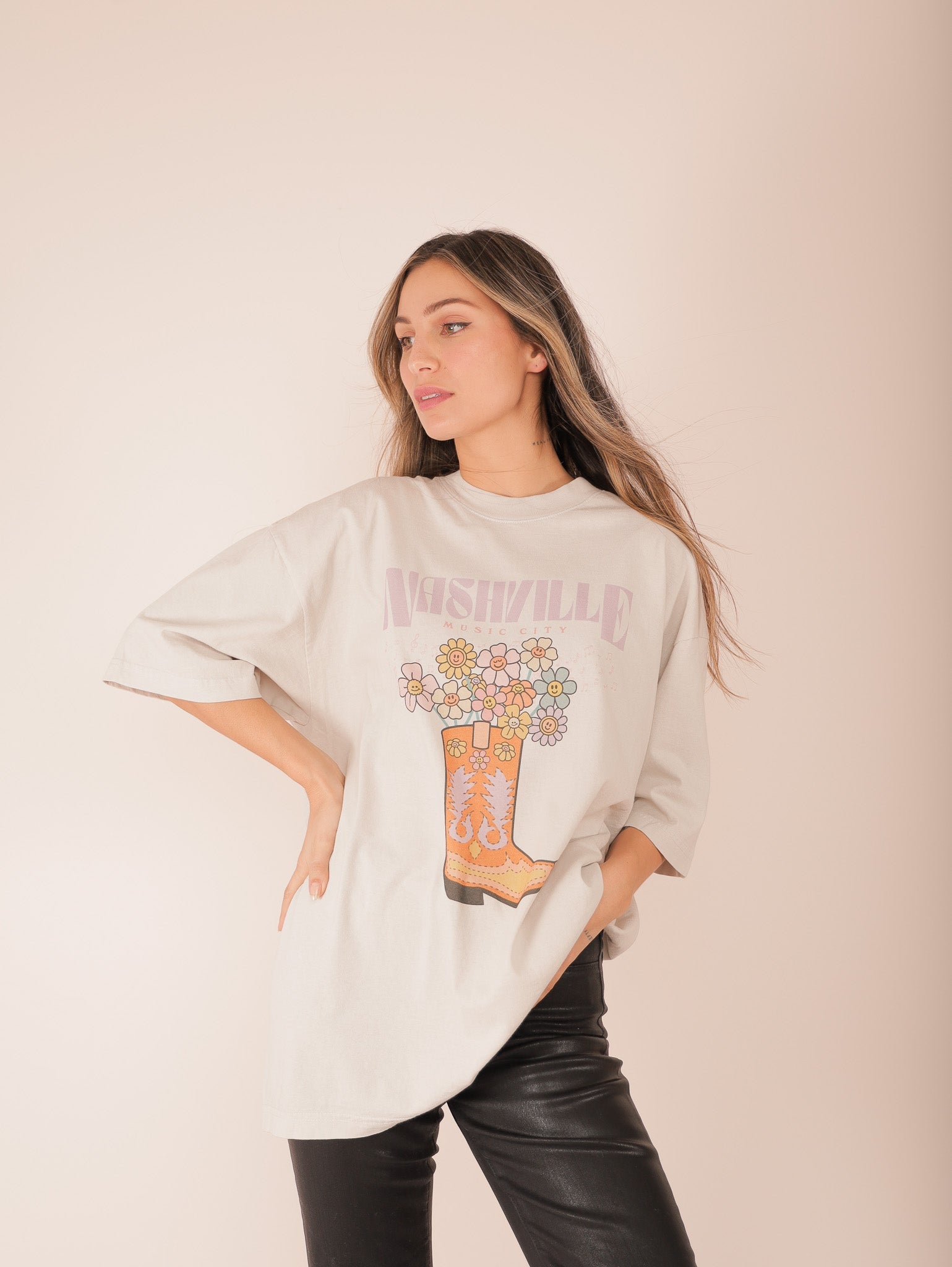 Molly Green - Nashville Bootiful Tee - Casual_Tops