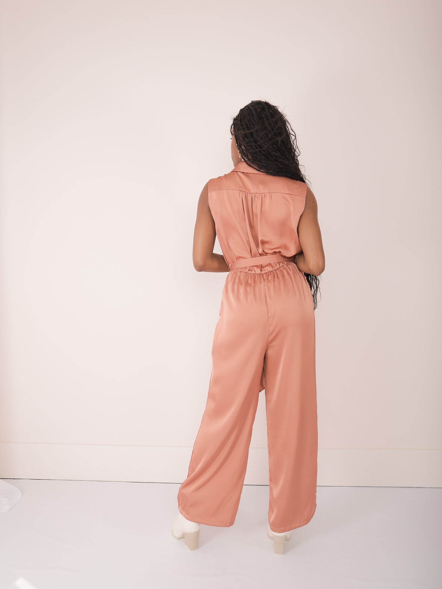 Molly Green - Normani Silky Jumpsuit - Rompers _ Jumpsuits