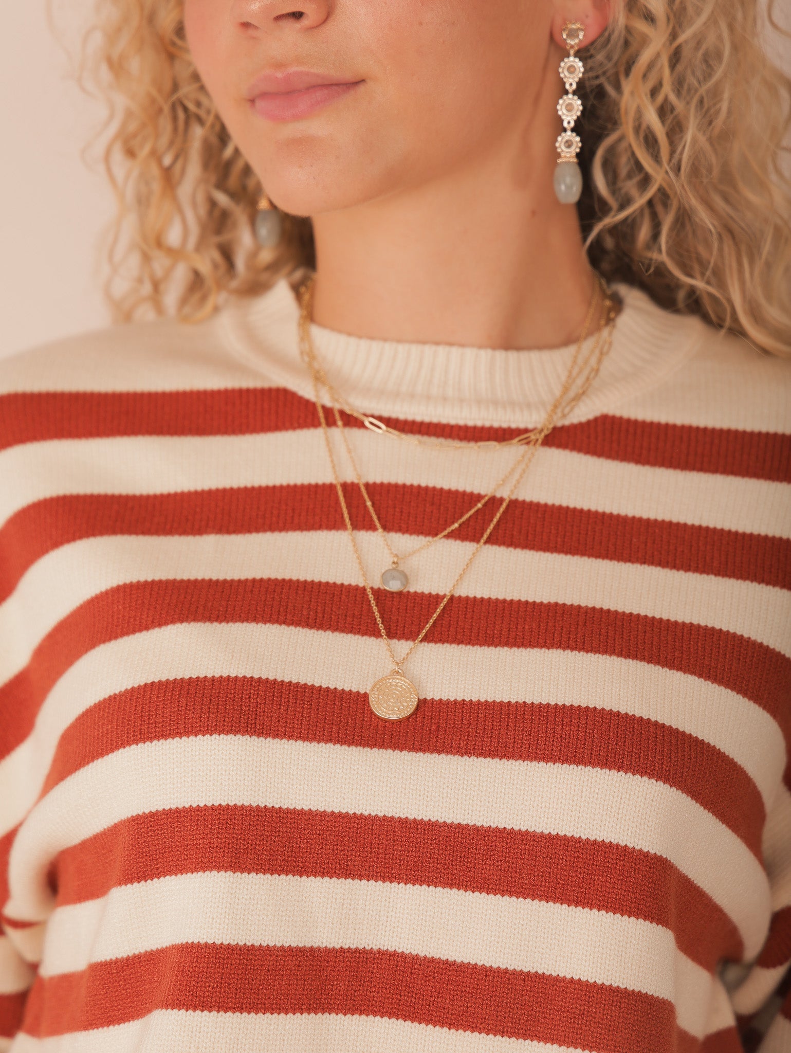 Molly Green - On My Time Layered Necklace - Jewelry