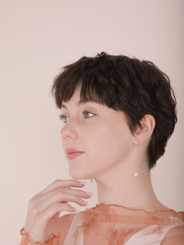 Molly Green - Party Pearl Earrings - Jewelry