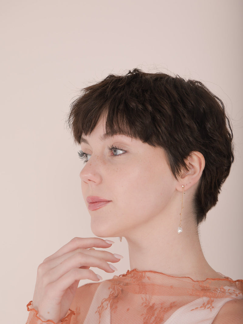 Molly Green - Party Pearl Earrings - Jewelry