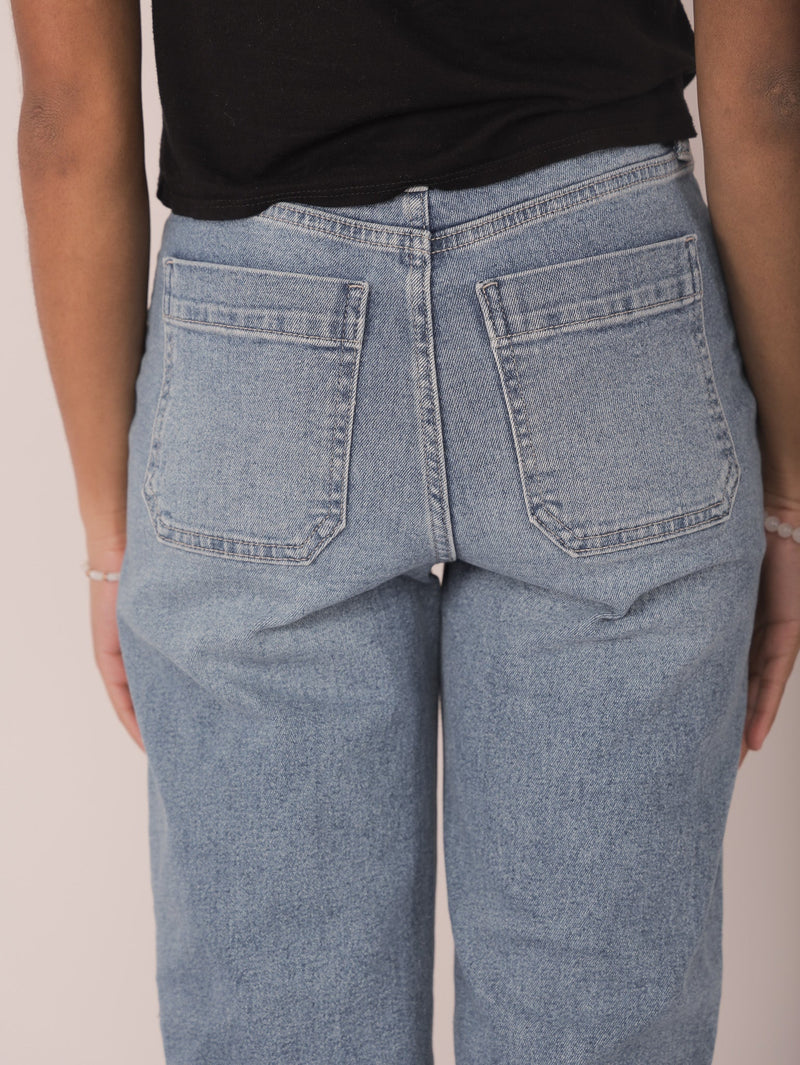 Molly Green - Patch Pocket Denim - Denim