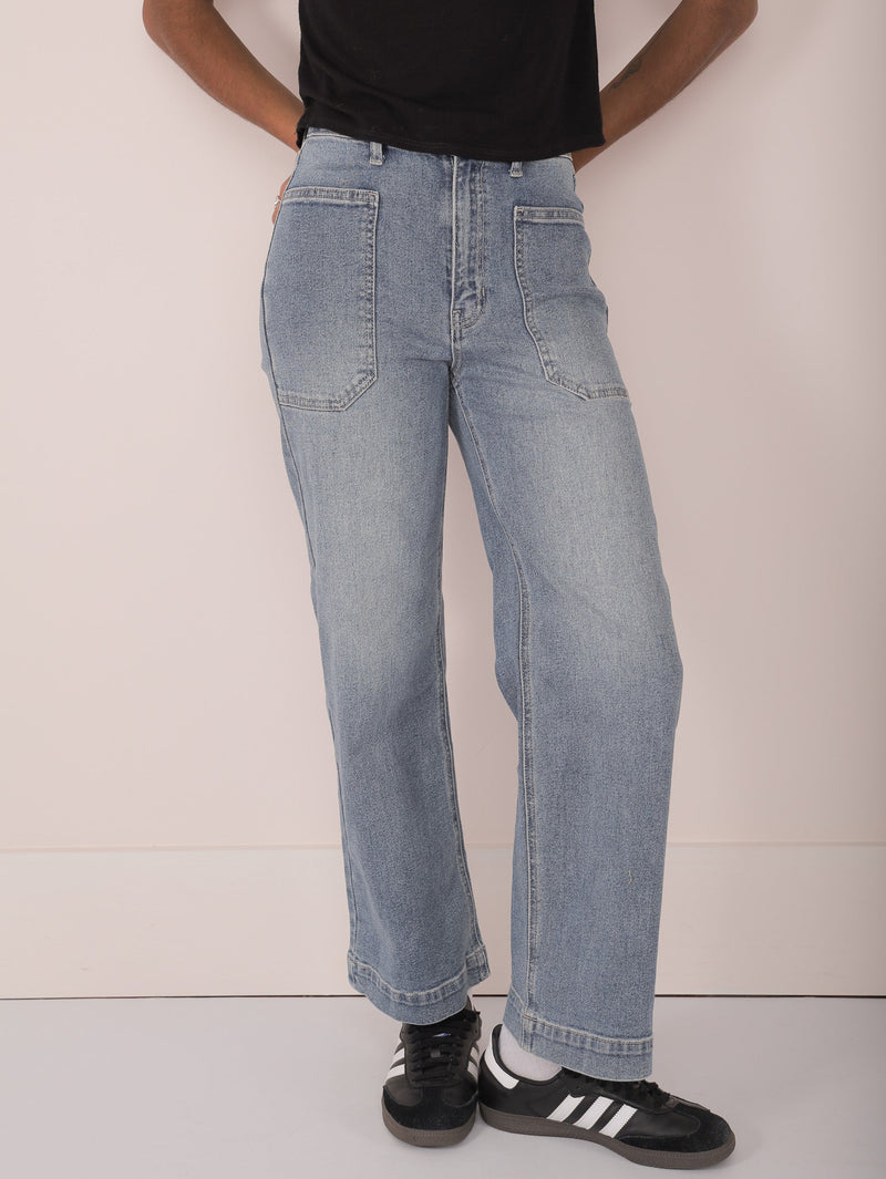 Molly Green - Patch Pocket Denim - Denim