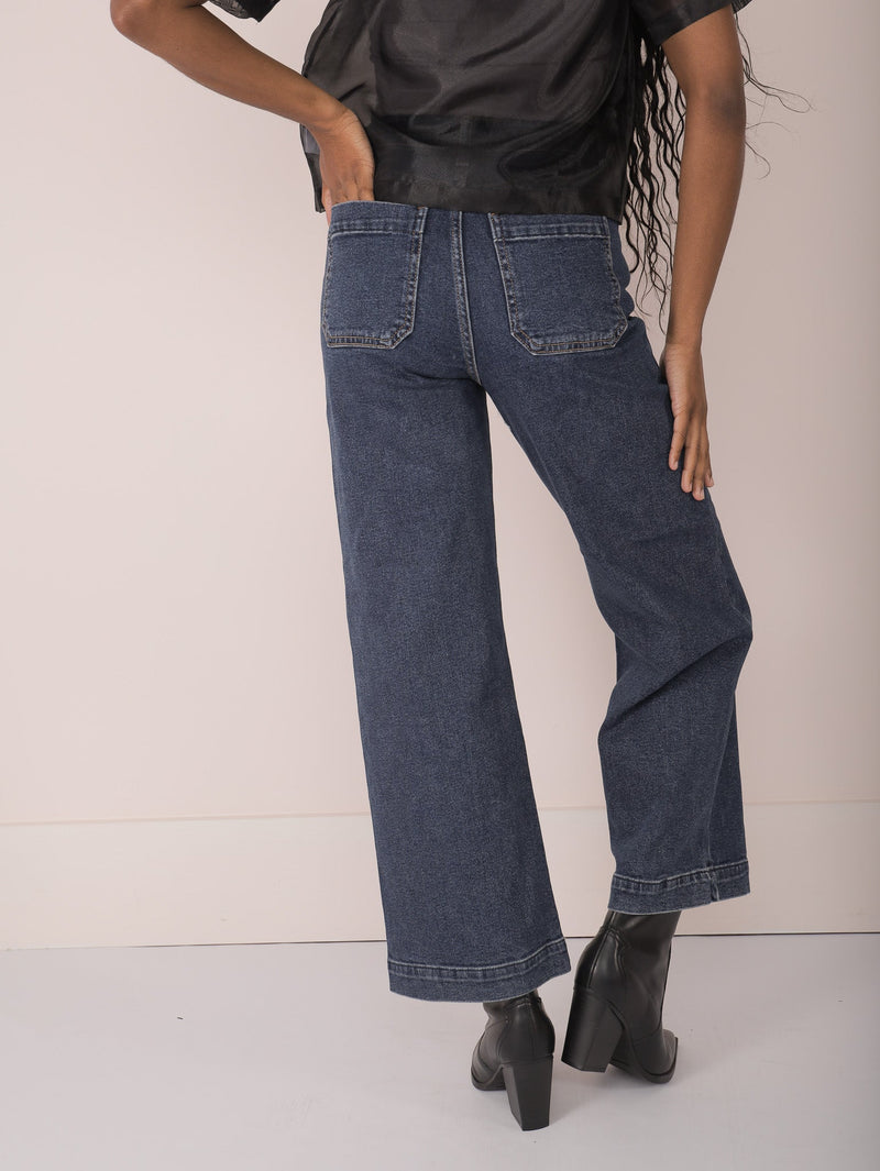 Molly Green - Patch Pocket Denim - Denim