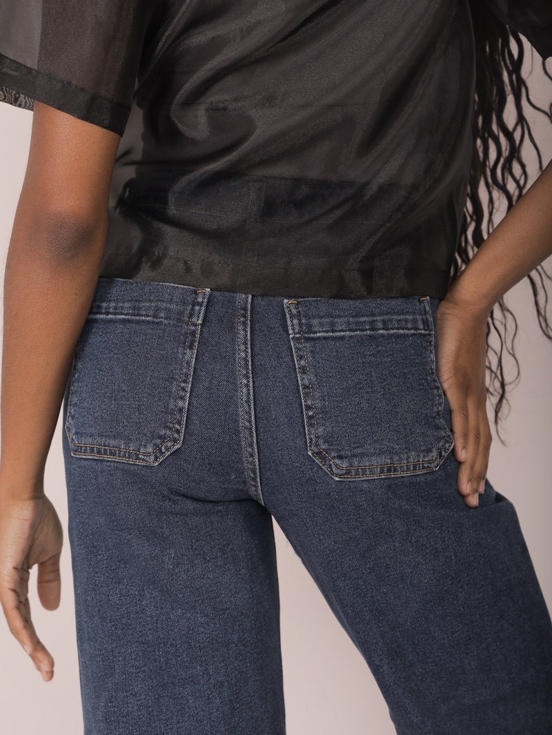 Molly Green - Patch Pocket Denim - Denim
