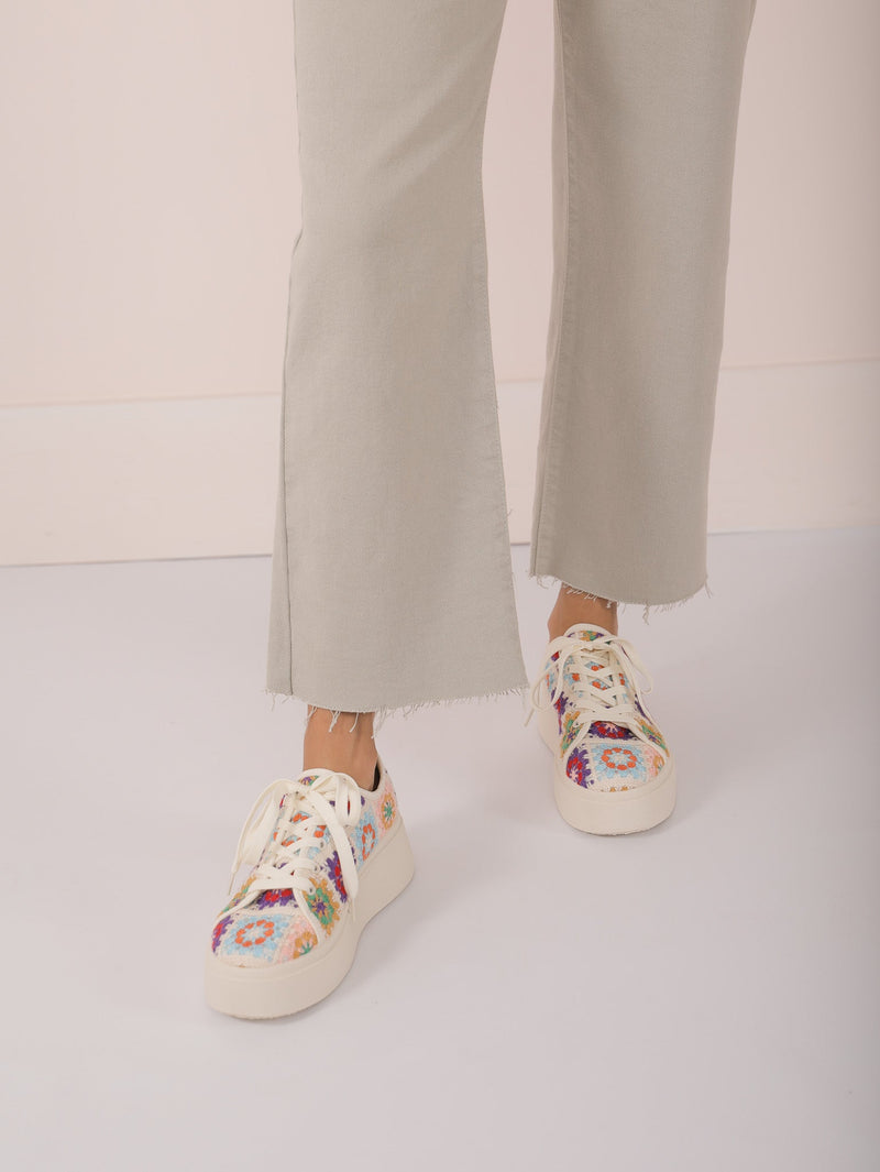 Molly Green - Rambling Crochet Sneakers - Shoes