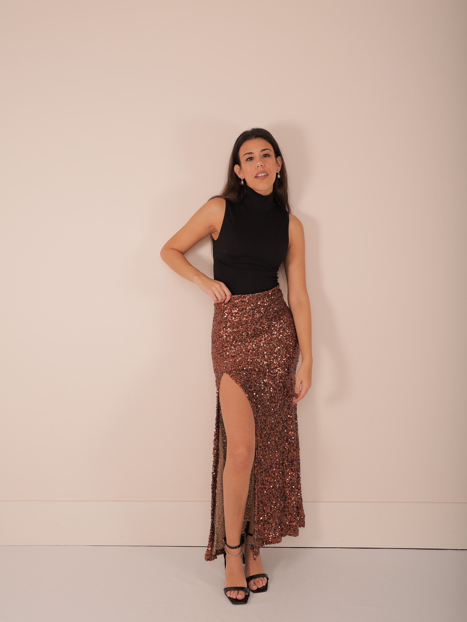 Molly Green - Ruby Sequin Skirt - Skirts