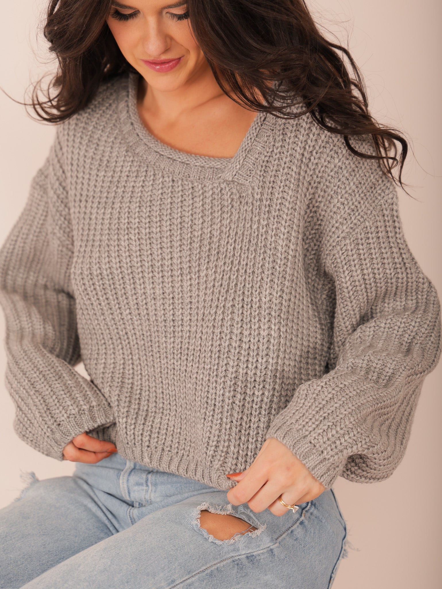 Molly Green - Sabrina Knit Sweater - Sweaters_Cardigans