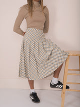 Molly Green - Sammie Plaid Midi Skirt - Skirts