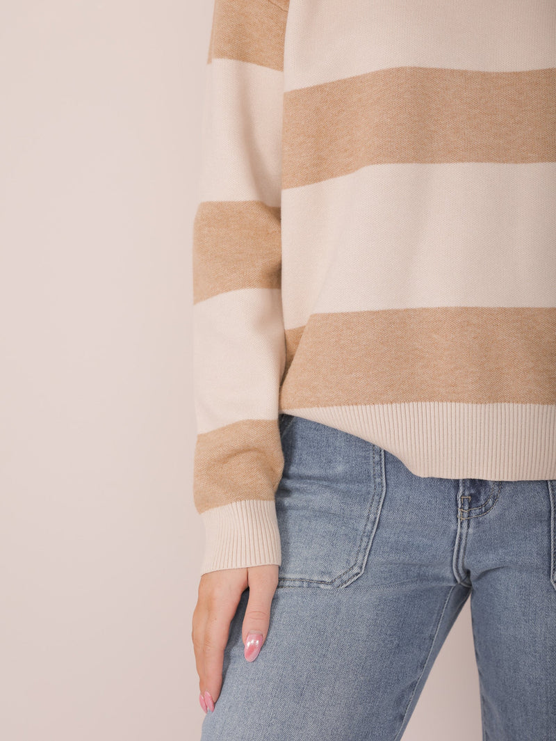Molly Green - Sasha Striped Sweater - Sweaters_Cardigans