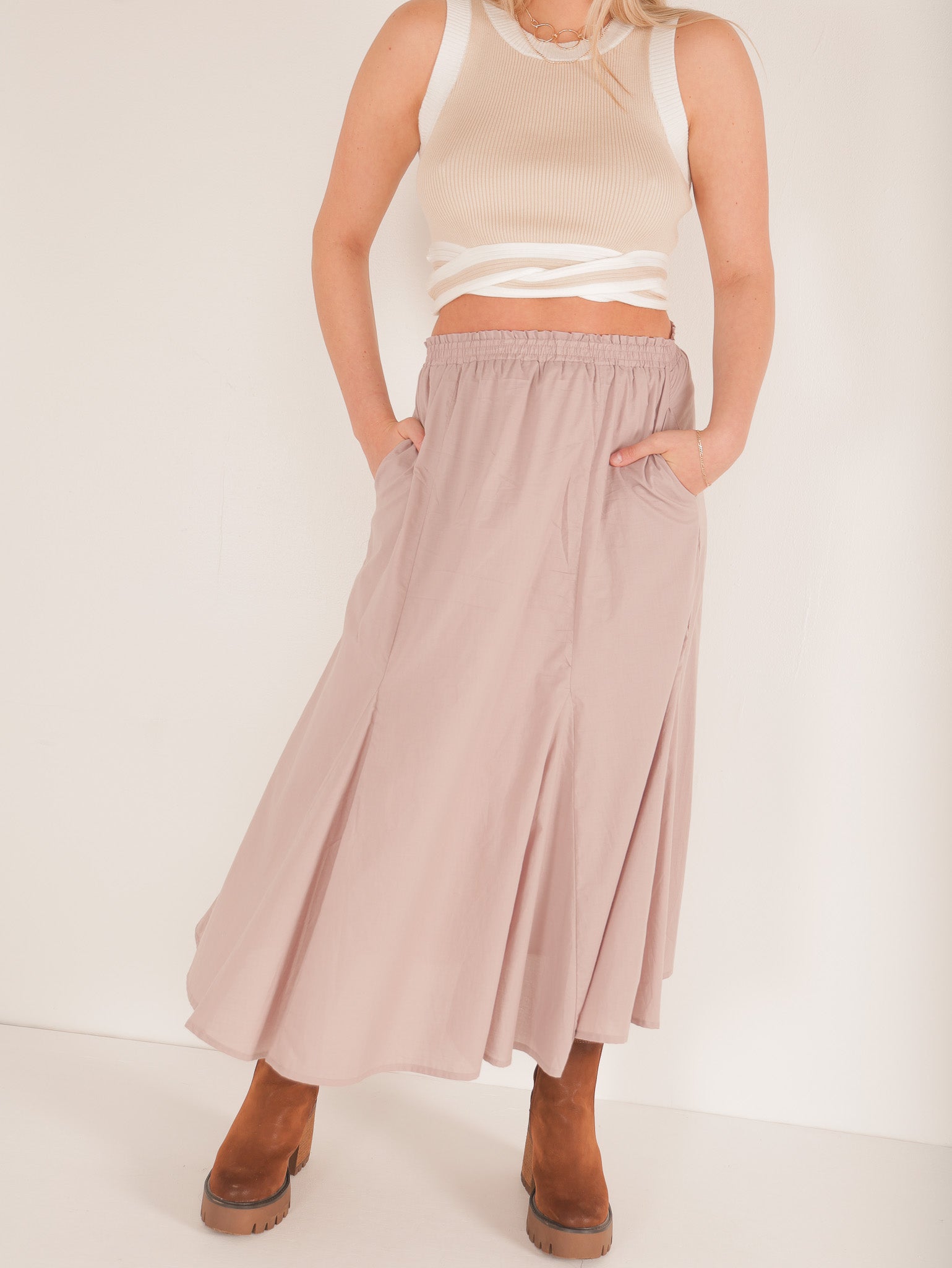 Molly Green - Shelby Midi Skirt - Skirts