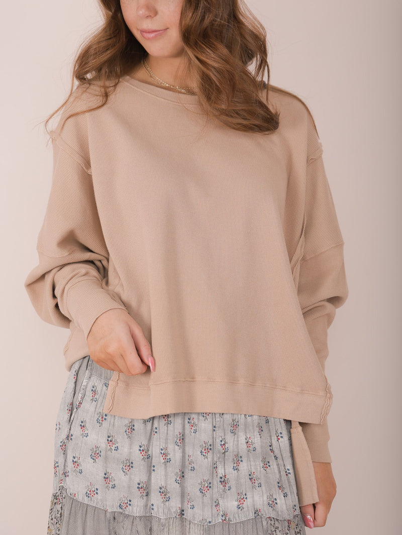Molly Green - Sherry Relaxed Fit Sweatshirt - Casual_Tops