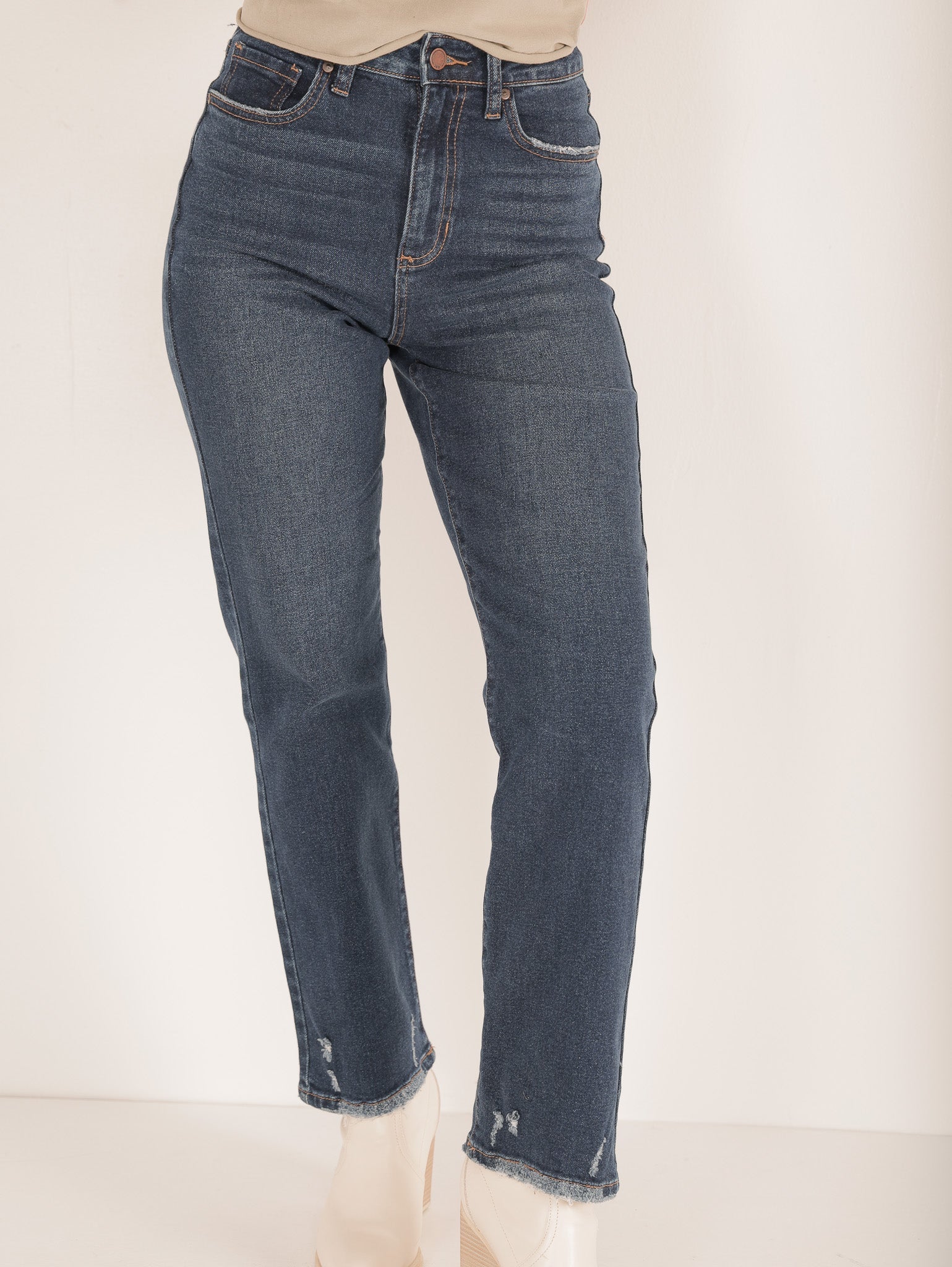 Molly Green - Stay A While Straight Leg Denim - Denim