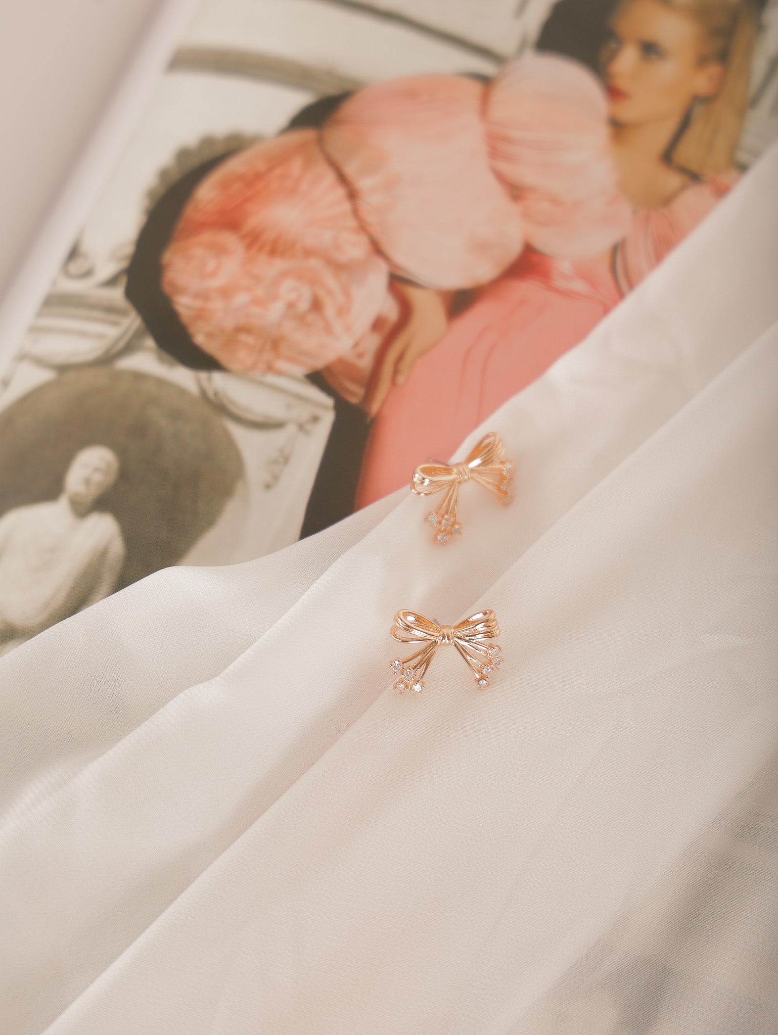 Molly Green - Sweet Bow Studs - Jewelry