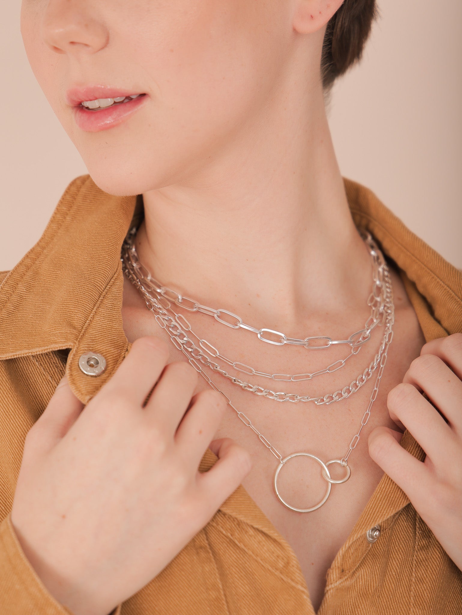 Molly Green - Take Me Out Layered Necklace - Jewelry