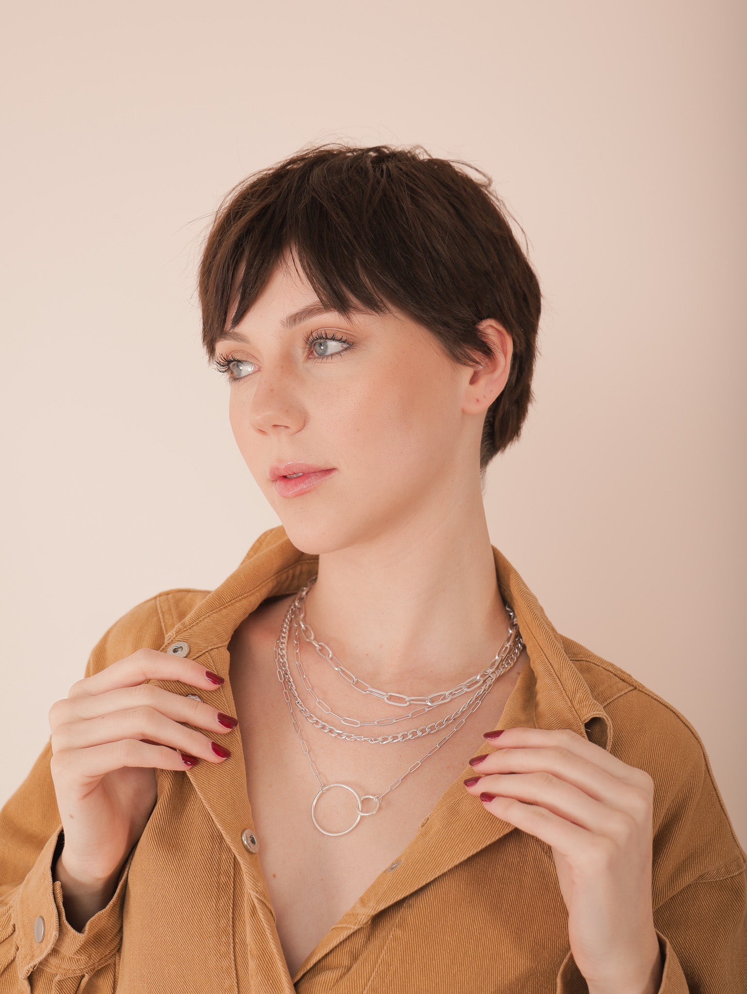 Molly Green - Take Me Out Layered Necklace - Jewelry