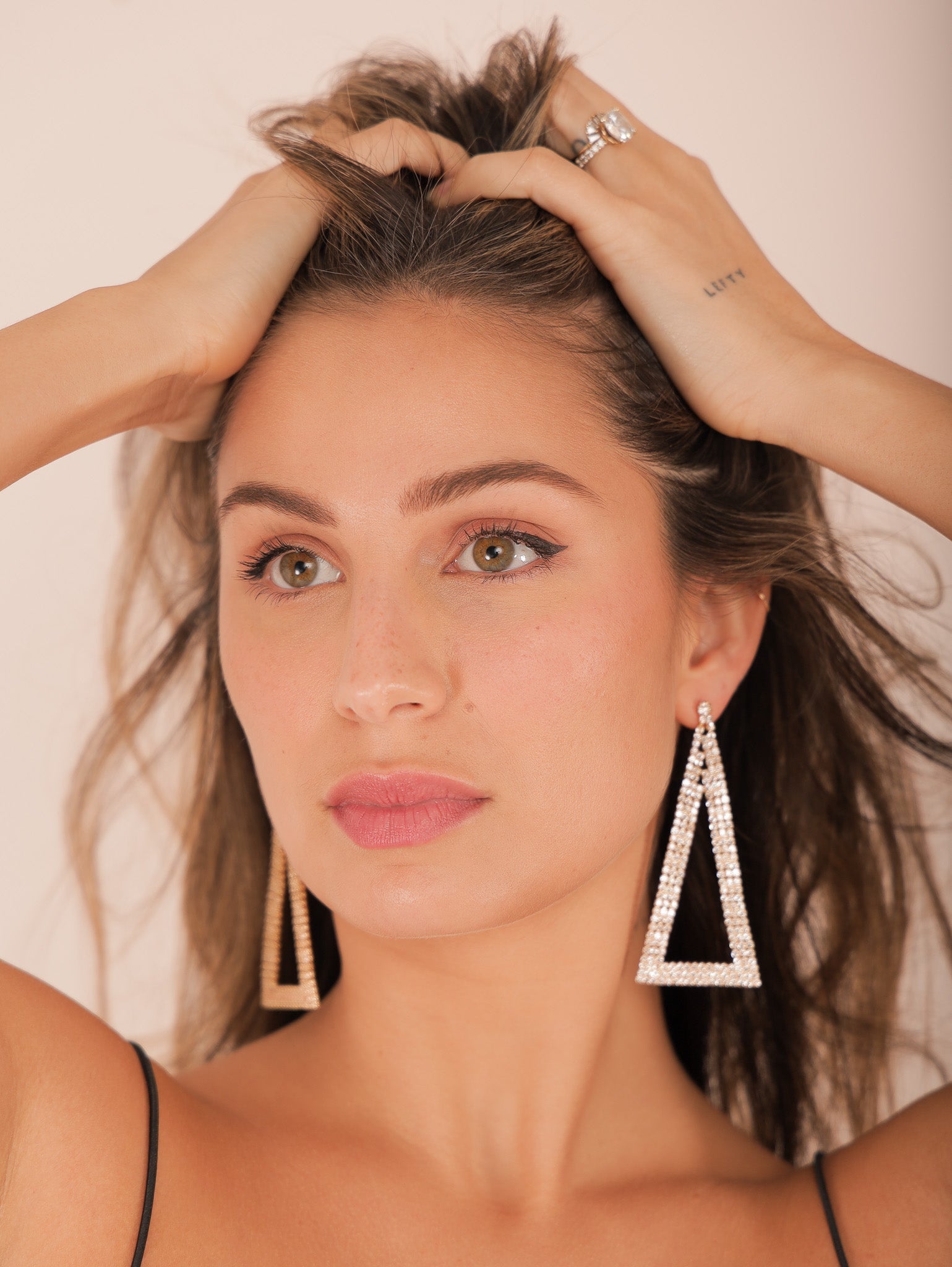 Molly Green - Try My Angle Earrings - Jewelry