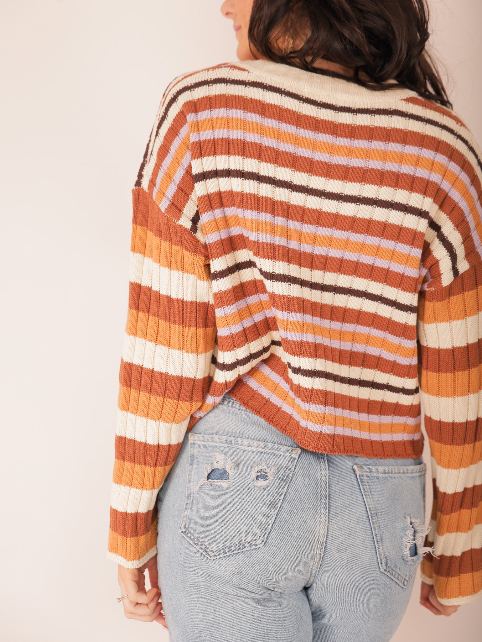 Molly Green - Wanda Stripe Sweater - Sweaters_Cardigans