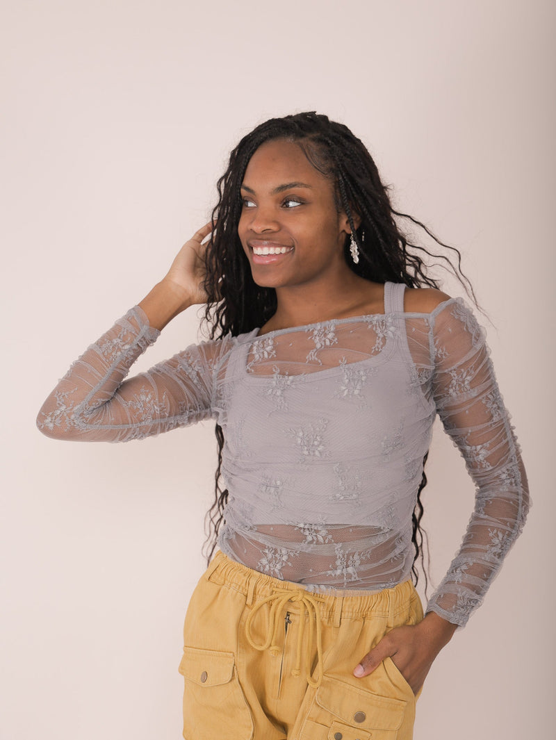 Molly Green - Willow Lace Off Shoulder Top - Casual_Tops